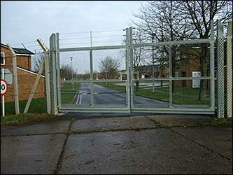 gates to the site