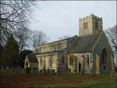 The little church on the hill above Chelveston, close to Caldecott hamlet