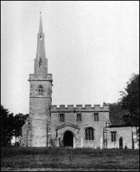 The church taken from field footpath