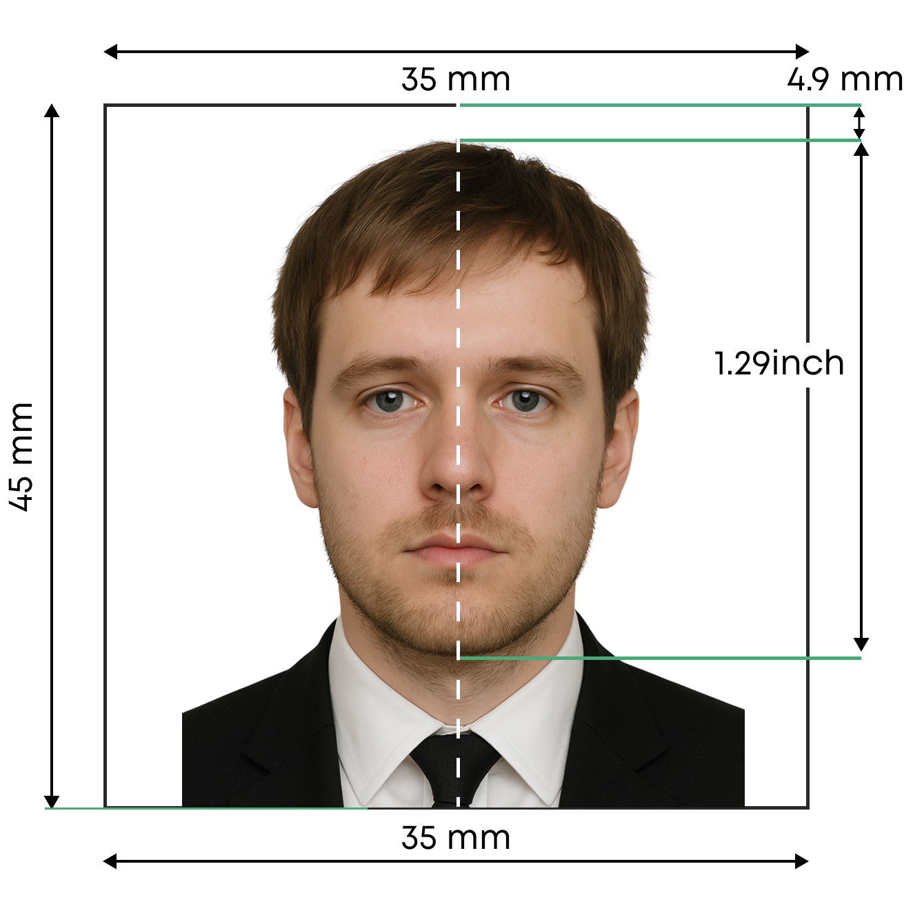uk passport size photo maker