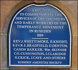 The blue plaque