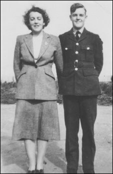 Audrey & David when he first joined the RAF