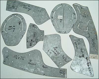 Patterns used by clickers to cut out uppers